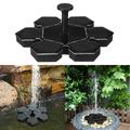 AS20A Mini Solar Powered Fountain vesipumppu Garden Water Feature kelluva kala-altaat koristelu