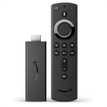Amazon Fire TV-Tikku 2020 Alexa Äänikomennoilla - Musta