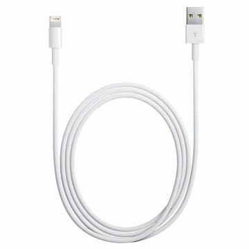 Alkuperäinen Apple Lightning Kaapeli MXLY2ZM/A - iPhone, iPad, iPod - Valkoinen - 1m
