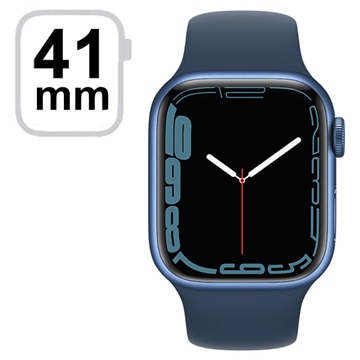 Apple Watch 7 WiFi MKN13FD/A - Alumiinikotelo, Syvänne Sininen Urheiluranneke, 41mm