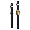 Apple Watch Series Ultra 2/Ultra/9/8/SE (2022)/7/SE/6/5/4/3/2/1 Lippa Silikoniranneke - 49mm/45mm/44mm/42mm - Musta