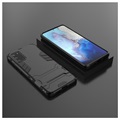 Armor Sarja Samsung Galaxy S20 Ultra Hybridikotelo Jalustalla - Musta