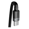Baseus Cafule USB-C Kaapeli - 2m - Harmaa / Musta