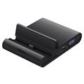 Baseus Mate Smart Hub / Telakointiasema PD 100W (Bulkki Tyydyttävä) - USB-C, 3x USB
