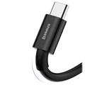 Baseus Superior Series USB-C Data & Latauskaapeli - 66W, 1m (Avoin pakkaus - Tyydyttävä) - Musta