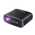 BlitzWolf BW-V4 1080p LED-projektori WiFi:llä, Bluetoothilla - musta