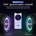 CYBORIS CYB-S3 Bluetooth 5.1 langaton kaiutin 24W vaikuttava ääni Stereo Bass 18Hrs Playtime RGB Light Subwoofer Sound Box - musta