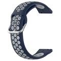 Kaksivärinen Samsung Galaxy Watch4/Watch4 Classic/Watch5/Watch6 Silikoninen Urheiluhihna