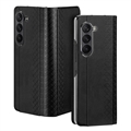 Samsung Galaxy Z Fold5 Dux Ducis Bril Lompakkokotelo - Musta