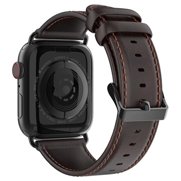 Dux Ducis Apple Watch Series Ultra 2/Ultra/9/8/SE (2022)/7/SE/6/5/4/3/2/1 Nahkaranneke - 49mm/45mm/44mm/42mm - Kahvi