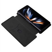 Samsung Galaxy Z Fold5 Flip Lompakkokotelo - Hiilikuitu