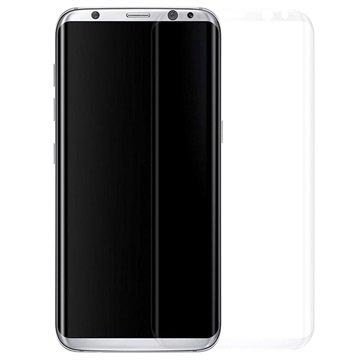 Samsung Galaxy S8 Koko Näytön Peittävä Panssarilasi - Läpinäkyvä
