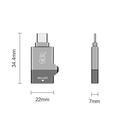KAWAU C356 C-tyypin MicroSD TF kortinlukija USB 3.0 Super nopeus Technology