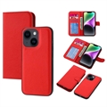 iPhone 14 Plus Detachable Magneettikotelo Panssarilasisella - Punainen
