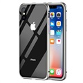 iPhone X Magneettinen Kotelo Karkaistulla Lasisella Takapaneelilla - Harmaa