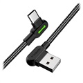 Mcdodo Night Elves 90-asteinen USB-C Kaapeli - 1.8m (Avoin pakkaus - Erinomainen) - Titaniumin Musta