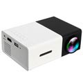 Mini Kannettava Full HD LED Projektori YG300 (Avoin pakkaus - Tyydyttävä) - Musta / Valkoinen