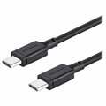 Momax Zero DC16 USB-C / USB-C-Kaapeli - 1m - Musta