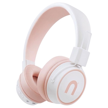Niceboy Hive 3 Joy Sakura Bluetooth-kuulokkeet - Valkoinen / Pinkki