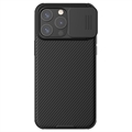 iPhone 15 Pro Nillkin CamShield Pro Hybridikotelo - Musta