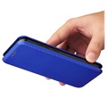 Nokia C1 Plus Läppäkotelo - Hiilikuitu (Avoin pakkaus - Erinomainen) - Sininen