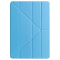 iPad 10.2 2019/2020/2021 Origami Stand Suojakotelo - Sky Sininen