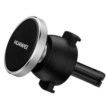 Huawei AF13 Magneettinen Ilmanottoaukko Kiinnitettävä Auton Puhelinpidike (Avoin pakkaus - Bulkki) - Hopea / Musta