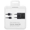 Samsung EP-TA20EB USB-C Nopea Matkalaturi - Musta