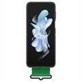 Samsung Galaxy Z Flip4 Silikonikuori Hihnalla EF-GF721TBEGWW