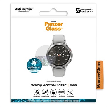 PanzerGlass AntiBacterial Samsung Galaxy Watch4 Classic Panssarilasi - 9H - 46mm