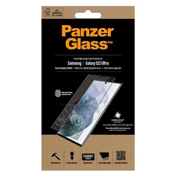 PanzerGlass CF Antibacterial Samsung Galaxy S22 Ultra 5G Panssarilasi - 9H