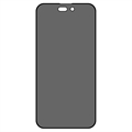 iPhone 14 Pro Yksityisyyttä Suojaava Täysin Peittävä Panssarilasi - 9H - Musta Reuna