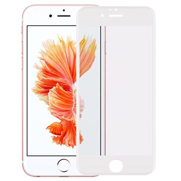 iPhone 6/6S Rurihai 4D Full Size Panssarilasi - Karkaistua Lasia - Valkoinen