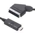 SCART to HDMI Converter SCART in HDMI Out Video Audio Adapter for HDTV DVD