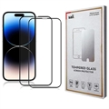 iPhone 15 Pro Max Saii 3D Premium Karkaistu Panssarilasi - 9H - 2 Kpl.