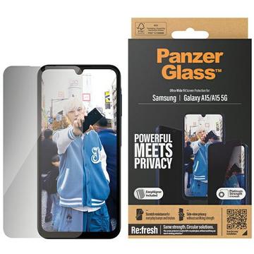 Samsung Galaxy A15 PanzerGlass Ultra-Wide Fit Privacy EasyAligner Panssarilasi - 9H