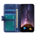 Samsung Galaxy A54 5G Lompakkokotelo Jalustalla - Sininen