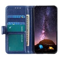 Samsung Galaxy M52 5G Lompakkokotelo Magneettisella Sulkijalla - Sininen