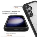 Samsung Galaxy S23 FE 360 Suojaussarja Kotelo - Musta / Selkeä