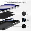 Samsung Galaxy S23 FE Nestemäinen Silikoni Suojakuori - MagSafe-yhteensopiva - Musta