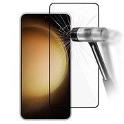 Samsung Galaxy S24 Koko Peittävä Panssarilasi - 9H - Musta Reuna