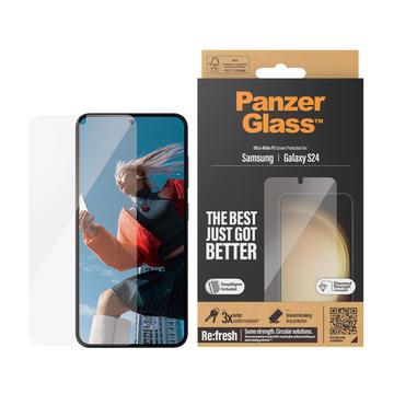 Samsung Galaxy S24 PanzerGlass Ultra-Wide Fit EasyAligner Panssarilasi - Läpinäkyvä