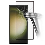 Samsung Galaxy S24 Ultra Koko Peittävä Panssarilasi - 9H - Musta Reuna