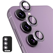 Samsung Galaxy S24+ Hat Prince Kameralinssin Panssarilasi Suojus - Violetti