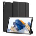 Samsung Galaxy Tab A9+ Dux Ducis Domo Tri-Fold Smart Lompakkokotelo - Musta