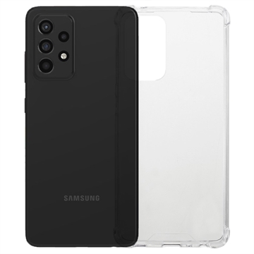 Samsung Galaxy A52 5G/A52s 5G Naarmunkestävä Hybrid Kotelo - Läpinäkyvä