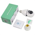 Turvakamera E27 Lamppuliittimellä A6 (Avoin pakkaus - Tyydyttävä) - Valkoinen