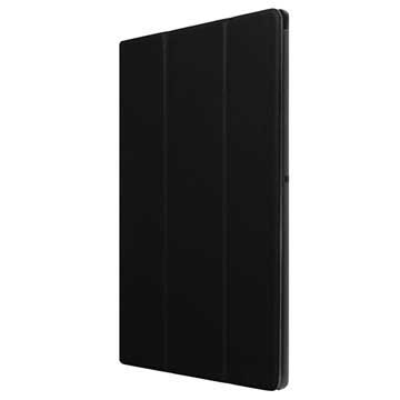 Sony Xperia Z4 Tablet LTE Tri-Fold Kotelo - Musta