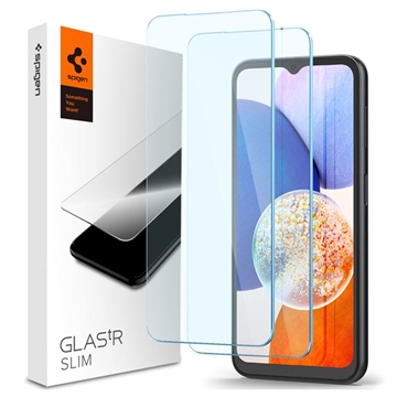 Spigen Glas.tR Slim Samsung Galaxy A14 Karkaistu Panssarilasi - 9H