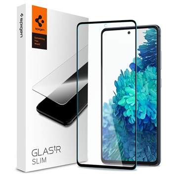 Spigen Glas.tR Slim Samsung Galaxy S20 FE Panssarilasi - 9H - Musta